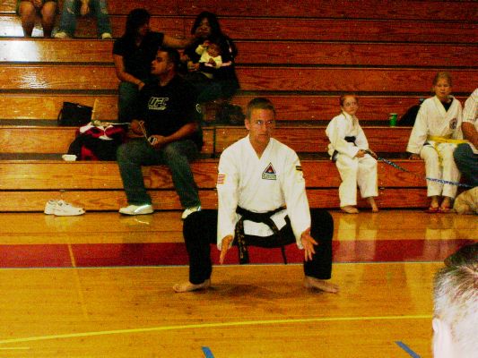 Inst. Dylan Hamilton in Black Belt Forms